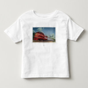 Rock Island RocketStreamlined Train Toddler T-Shirt