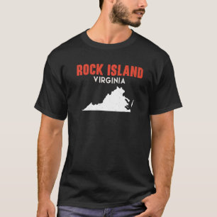 Rock Island Washington USA State America Travel Wa T-Shirt