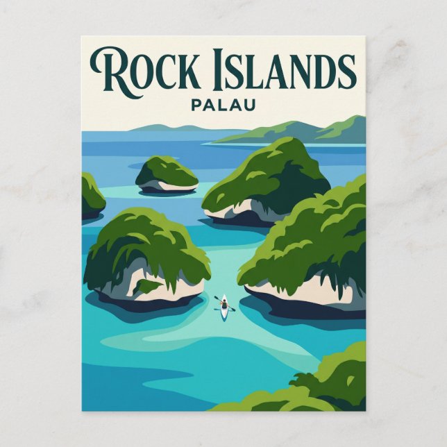 Rock Islands Palau Postcard (Front)