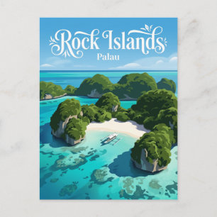 Rock Islands Palau Postcard