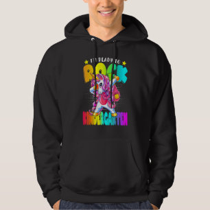 Rock Kindergarten Dabbing Unicorn Girls Back To Sc Hoodie