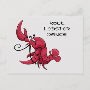 Rock Lobster Dance Postcard