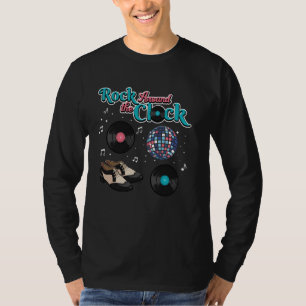 Rock Lover 50's Poodle Disco Hip Hop 1950's Dance  T-Shirt
