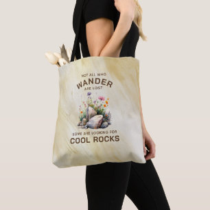 Rock Lover Saying Tote Bag