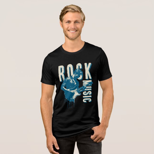 Rock Man Tri-Blend Shirt (Front Full)