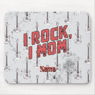 Rock Mom Cool Mother's Day Gift Rocker Music Mum Mouse Mat