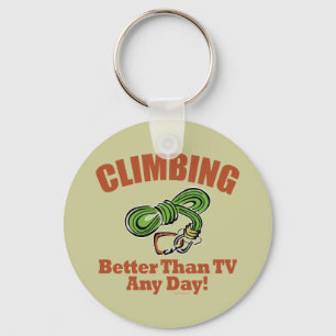 Rock, Mountain Climbing Key Ring