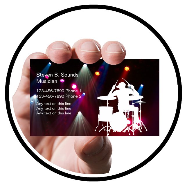 Rock Music Band Business Cards (Creator Uploaded)