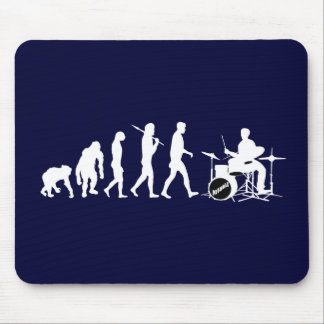 Rock Music Drummer and Jazz Dubstep Drums Mouse Mat