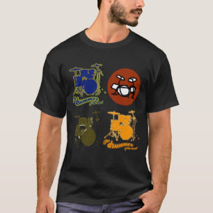 rock music drums ~ cool drummer T-Shirt