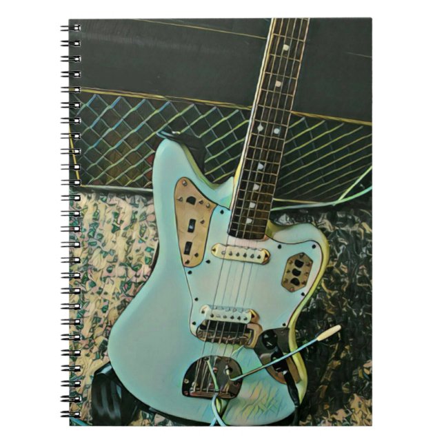 rock music gift for him her notebook (Front)