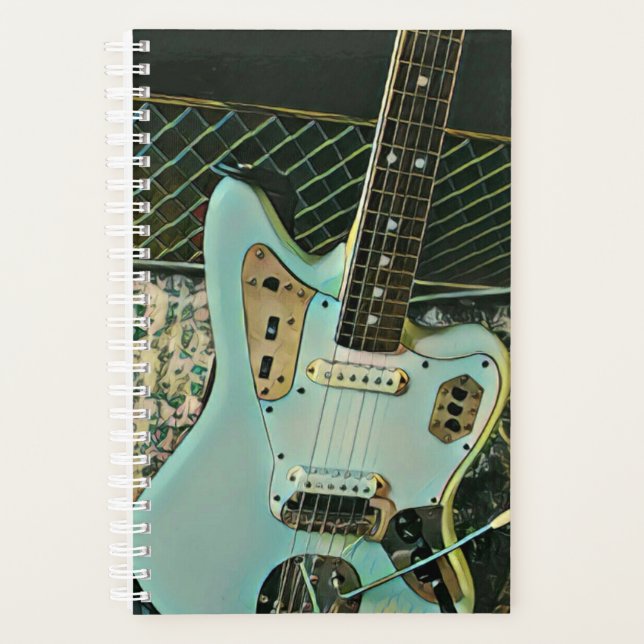 rock music gift for him her planner (Front)