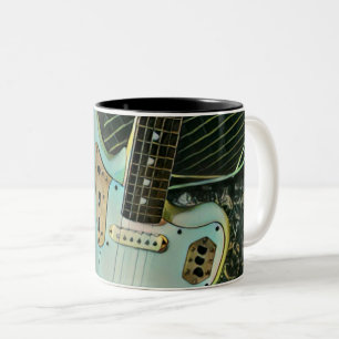 rock music gift for him her Two-Tone coffee mug