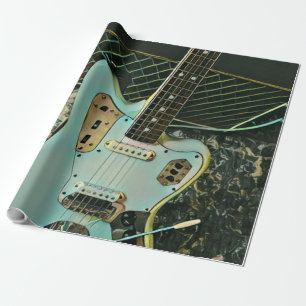 rock music gift for him her wrapping paper