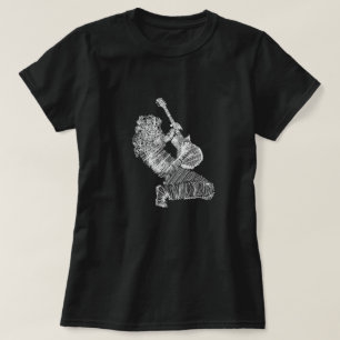 Rock Music Guitar Player T-Shirt