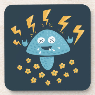 Rock Music Heavy Metal Mushroom Coaster