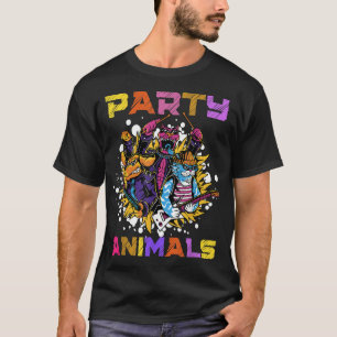 Rock Music Rave Cat Dog Band Party Animal Youth Ca T-Shirt