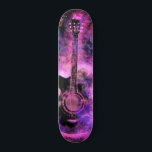 Rock Music Skateboard Guitar<br><div class="desc">Rock Music Guitar Skateboards - MIGNED Painting Design</div>