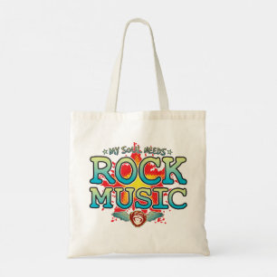 Rock Music Soul Tote Bag