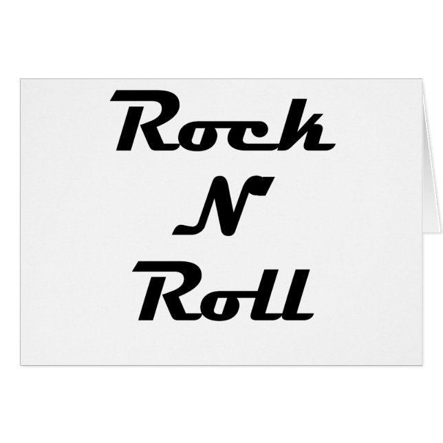 Rock N Roll (Front Horizontal)