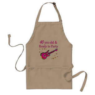 ROCK N ROLL 40TH STANDARD APRON