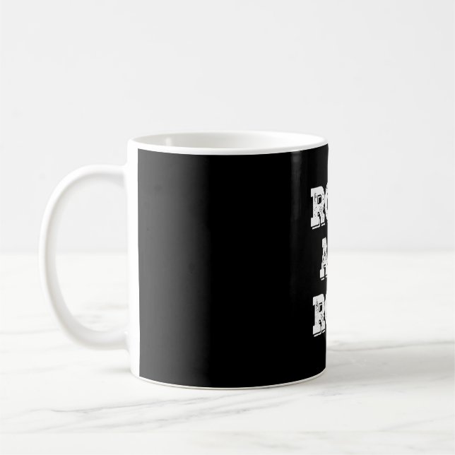 Rock N Roll 50s Sock Hop Dance Rockabilly Greaser Coffee Mug (Left)