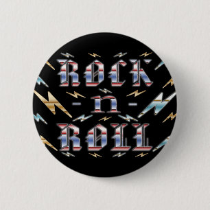 Rock-n-Roll 6 Cm Round Badge