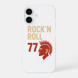 rock n roll 77 iPhone 16 case