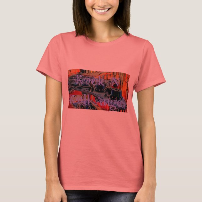 Rock 'N Roll Angel T-Shirt (Front)