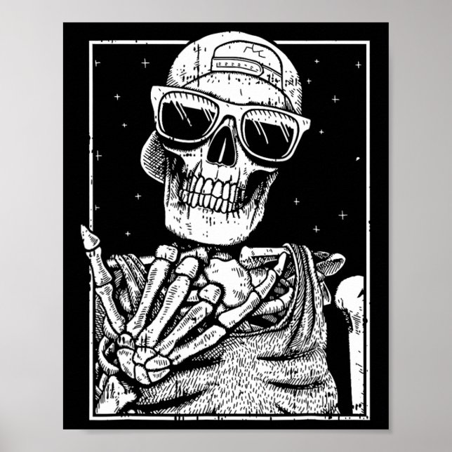 Rock N Roll Band Lazy Halloween Costume Rocker Mus Poster (Front)