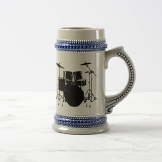 ROCK N ROLL DRUMS BEER STEIN