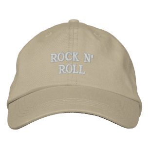 ROCK N' ROLL EMBROIDERED HAT