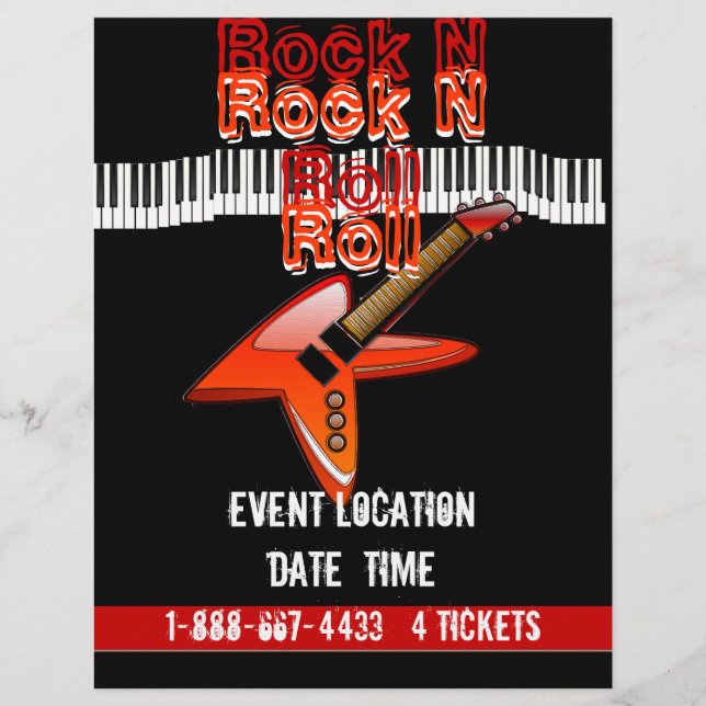 Rock N Roll Flyer (Front)