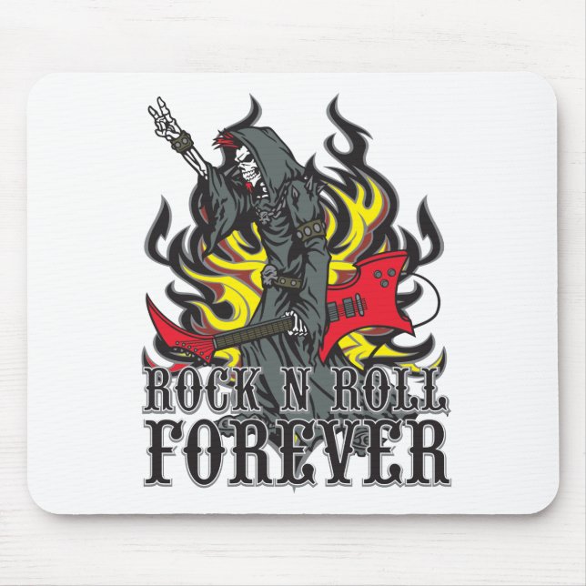 Rock N Roll Forever Mouse Mat (Front)