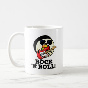 Rock n Roll Funny Sushi Roll Pun Coffee Mug