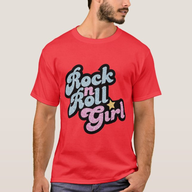 Rock n Roll Girl friends T-Shirt (Front)