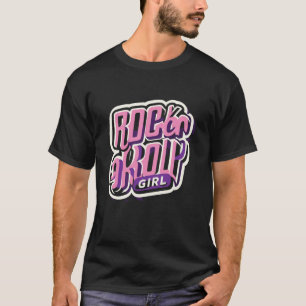 Rock N Roll Girl Retro Rock Halloween Darla Costum T-Shirt