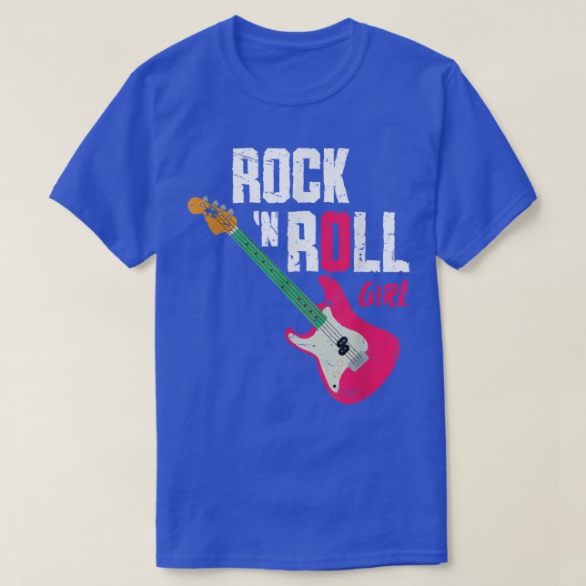 Rock N Roll GirlGuitar 2771 T-Shirt (Design Front)