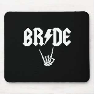 Rock N Roll Gothic Halloween Bachelorette Party Mouse Mat