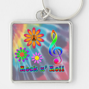 Rock n' Roll Key Ring
