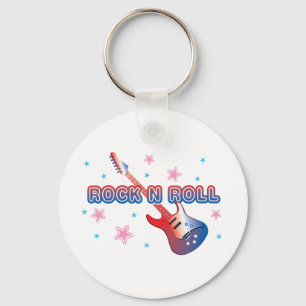 Rock N Roll Key Ring