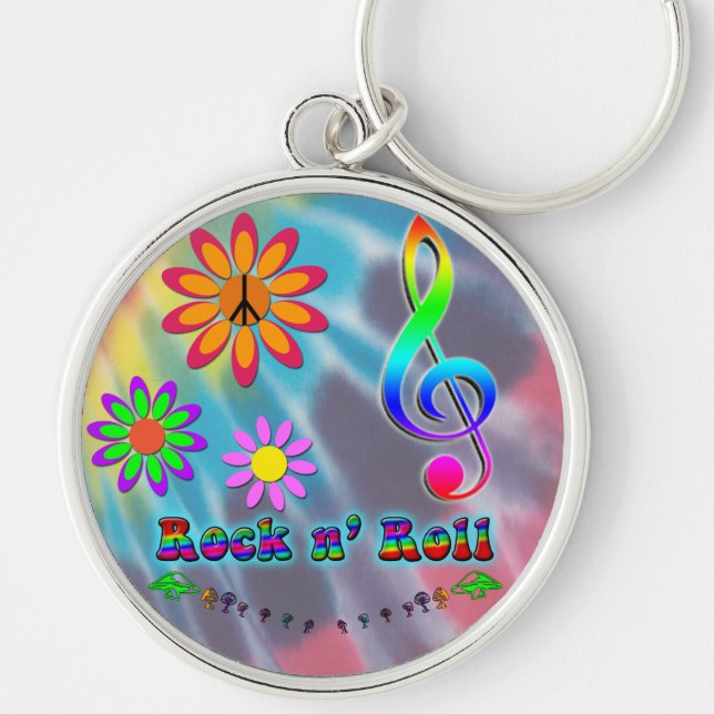 Rock n' Roll Key Ring (Front)