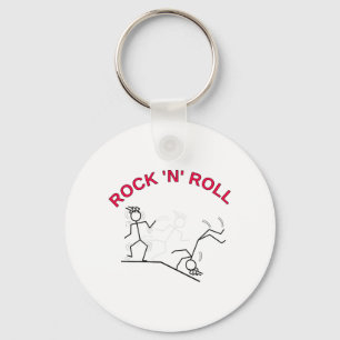 Rock 'N' Roll Key Ring