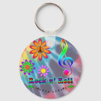 Rock n' Roll Key Ring
