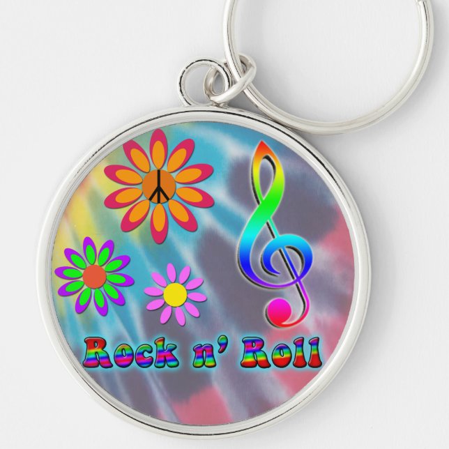 Rock n' Roll Key Ring (Front)