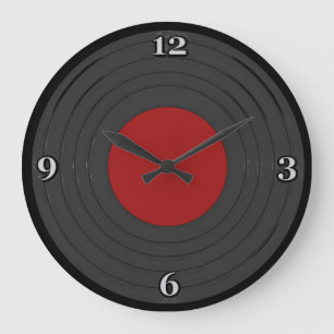 Rock N Roll Large Clock