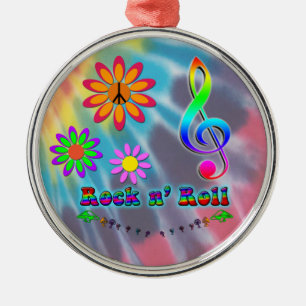 Rock n' Roll Metal Tree Decoration
