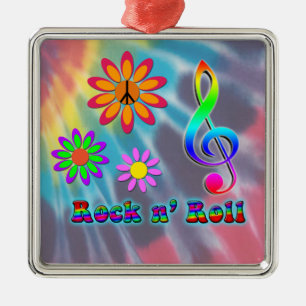 Rock n' Roll Metal Tree Decoration