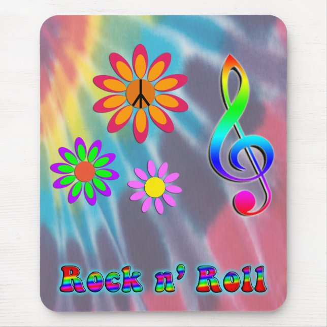 Rock n' Roll Mouse Mat (Front)