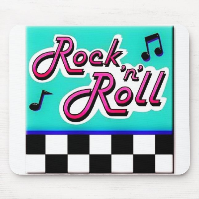 Rock "n" Roll Mouse Mat (Front)